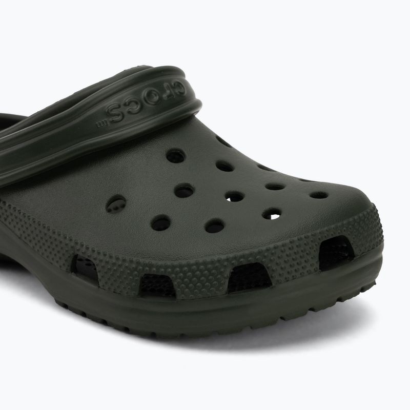 Шльопанці Crocs Classic army green 8