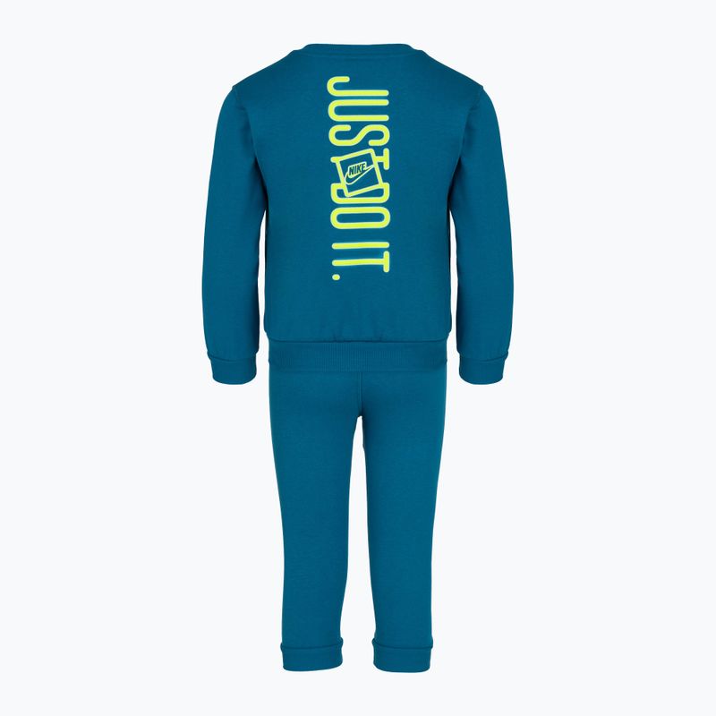 Спортивний костюм дитячий Nike Sportswear Get With Me Lightweight Fleece green abyss 2