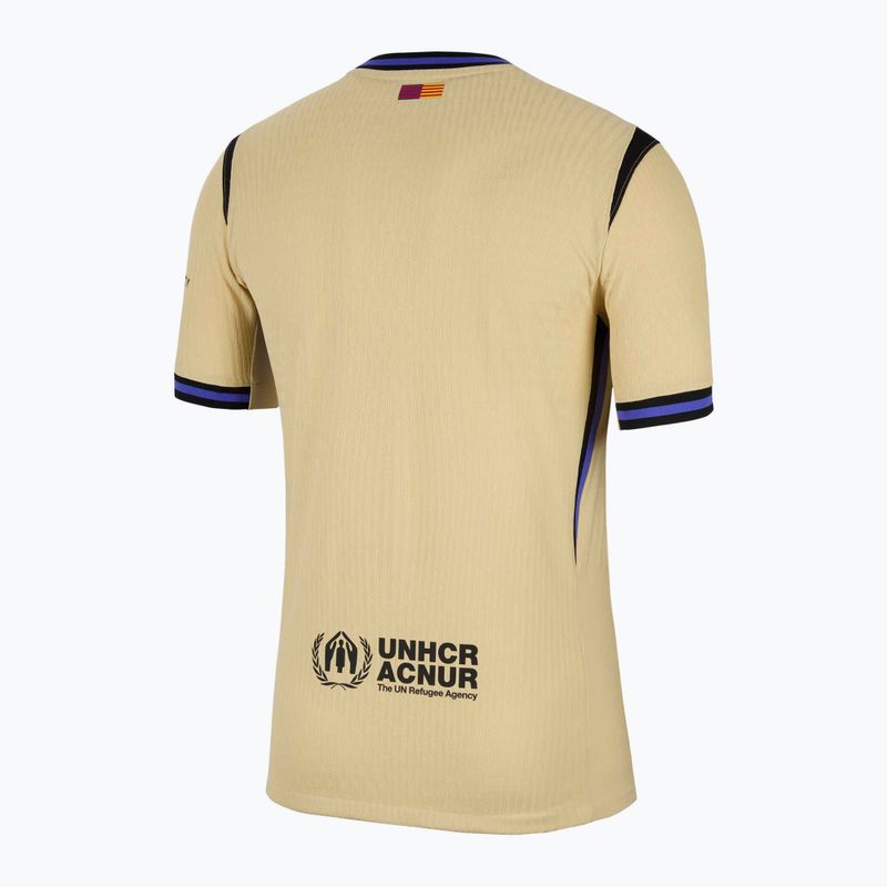 Футболка футбольна чоловіча Nike FC Barcelona 2025/26 Match Away team gold/team gold/persian violet/black 7