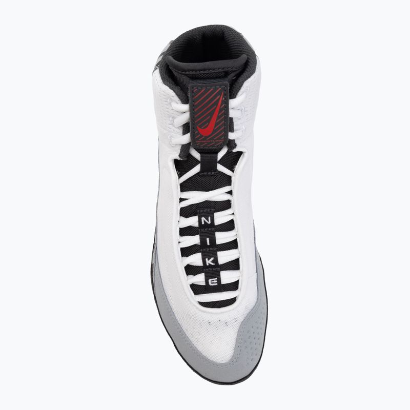 Кросівки борцівські Nike Inflict 4 SE white/university red/wolf grey/anthracite 5
