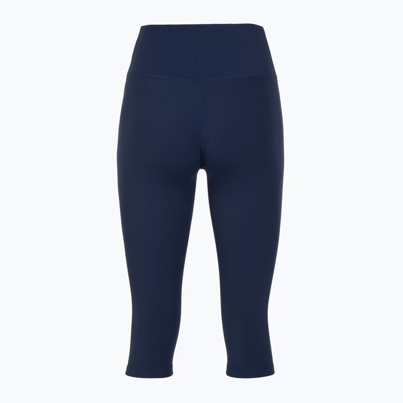 Легінси жіночі Nike One High Waisted Capri  midnight navy/white 9