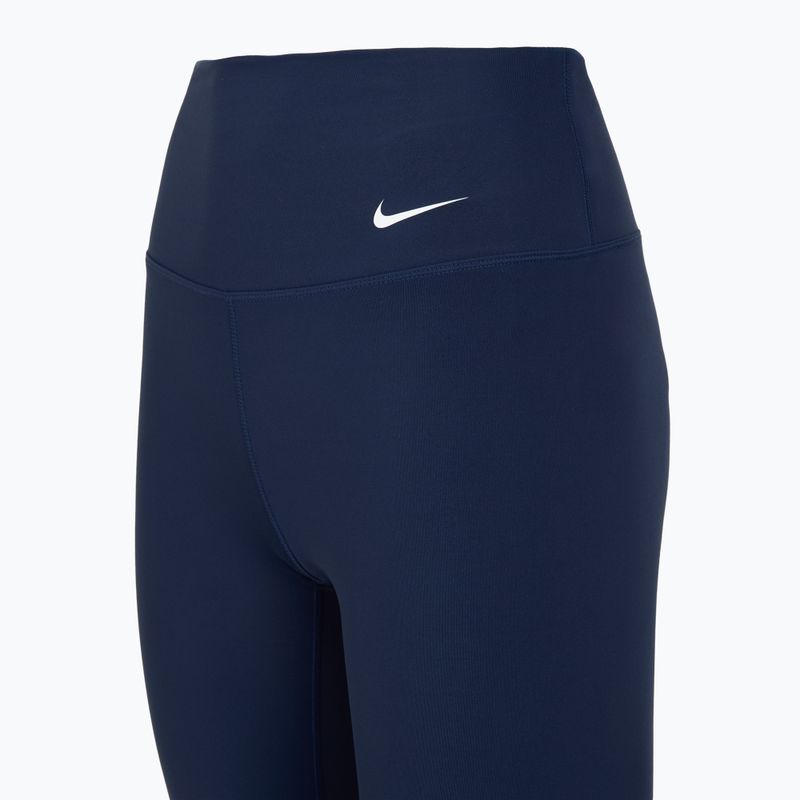 Легінси жіночі Nike One High Waisted Capri  midnight navy/white 10