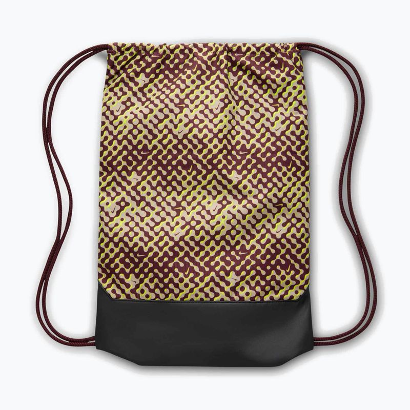 Мішок Nike Brasilia 9.5 18 л burgundy crush/black/volt 2