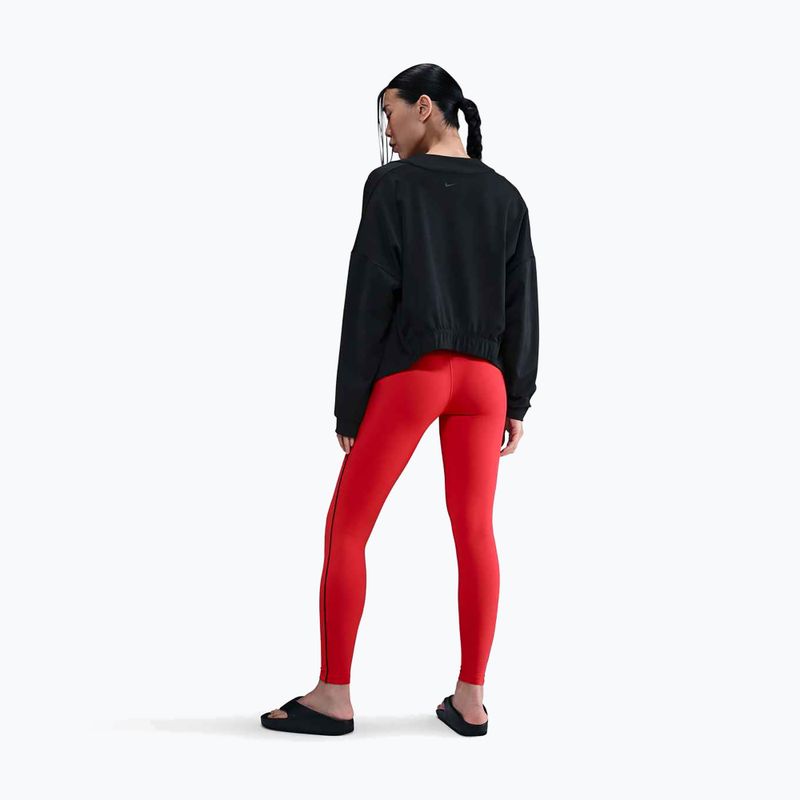 Легінси жіночі Nike One High-Waisted light crimson/black 3