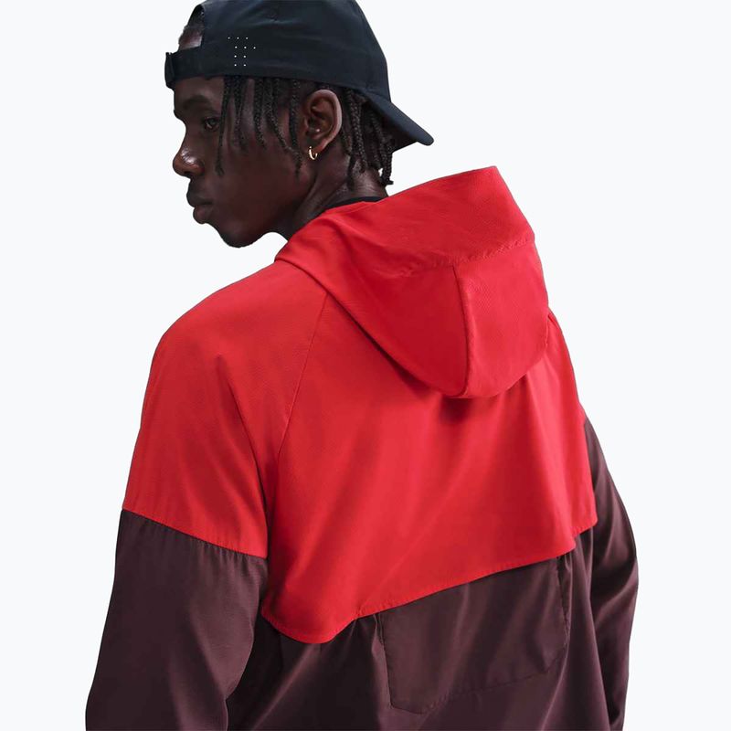 Куртка для бігу чоловіча Nike Impossibly Light Windrunner light crimson/burgundy crush 4
