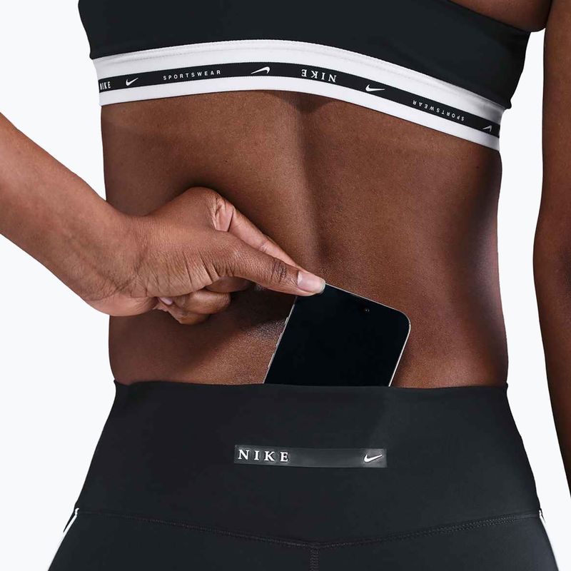 Шорти жіночі Nike One Dri-Fit Biker 5" black/white 7