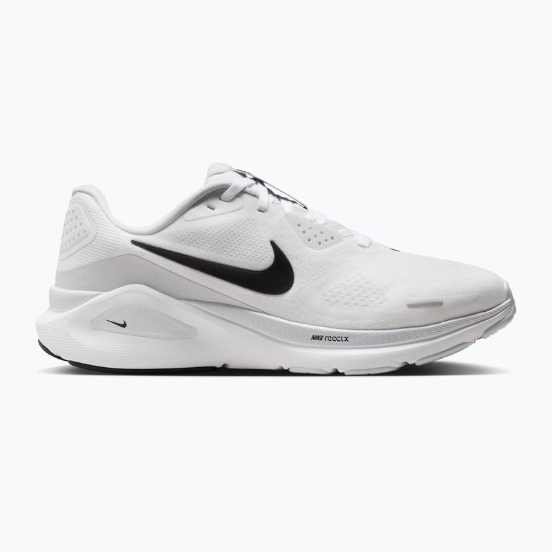 Кросівки для бігу жіночі Nike Structure 26 white/pure platinum/black 8