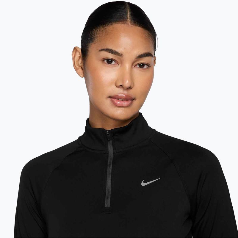 Кофта для бігу жіноча Nike Tempo Dri-Fit 1 / 4 Zip black 3