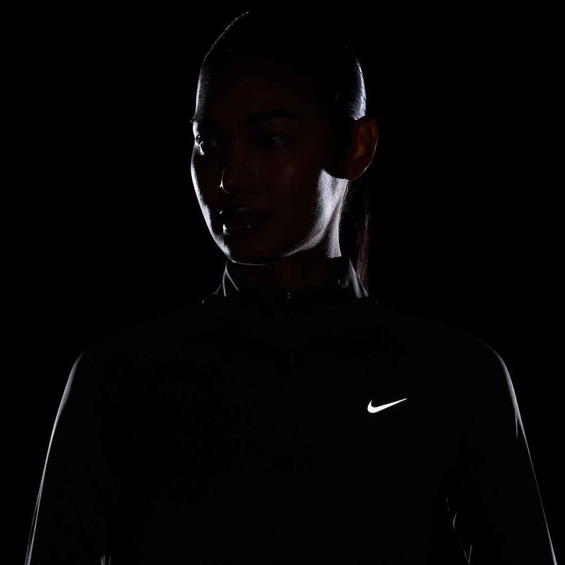 Кофта для бігу жіноча Nike Tempo Dri-Fit 1 / 4 Zip black 4
