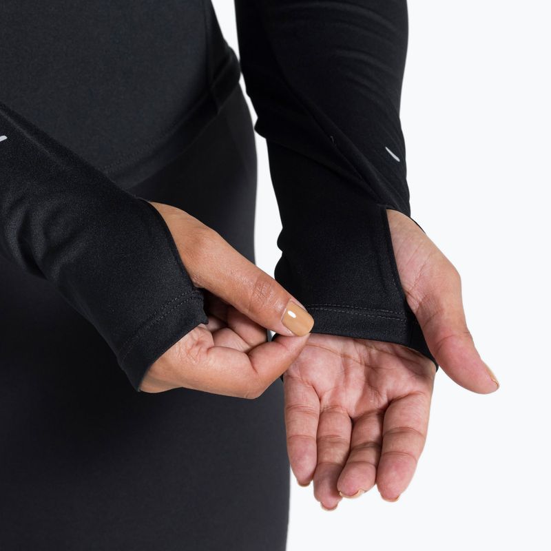 Кофта для бігу жіноча Nike Tempo Dri-Fit 1 / 4 Zip black 5