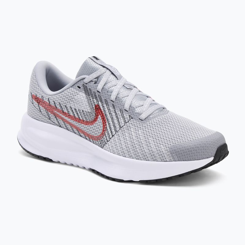 Кросівки для бігу чоловічі Nike Run Defy wolf grey / bright crimson / black / white