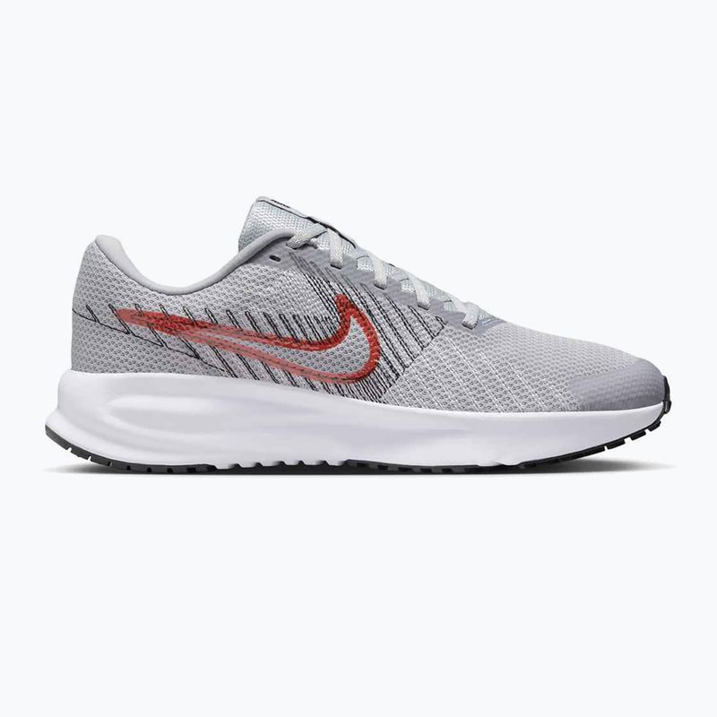 Кросівки для бігу чоловічі Nike Run Defy wolf grey / bright crimson / black / white