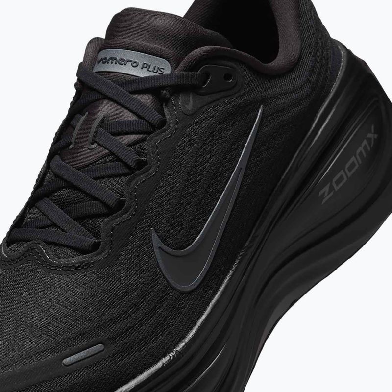 Кросівки для бігу чоловічі Nike Vomero Plus black/metallic dark grey/dark smoke grey 9