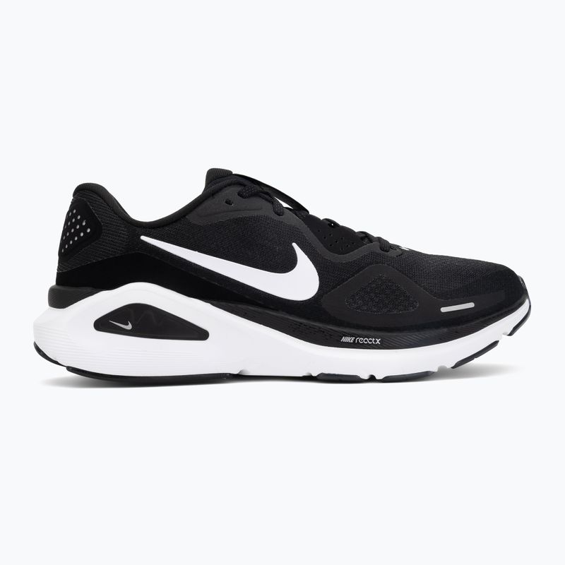Кросівки для бігу чоловічі Nike Structure 26 black/cool grey/metallic silver/white 2