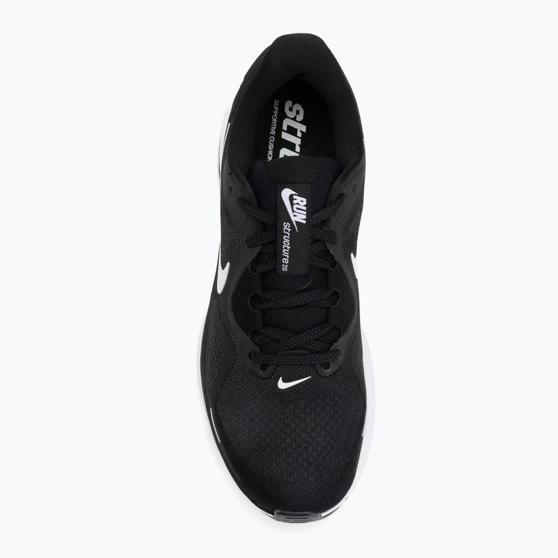 Кросівки для бігу чоловічі Nike Structure 26 black/cool grey/metallic silver/white 5