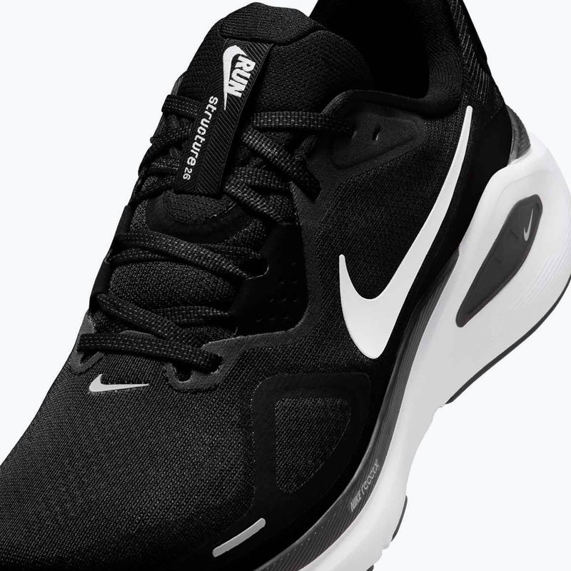 Кросівки для бігу чоловічі Nike Structure 26 black/cool grey/metallic silver/white 8