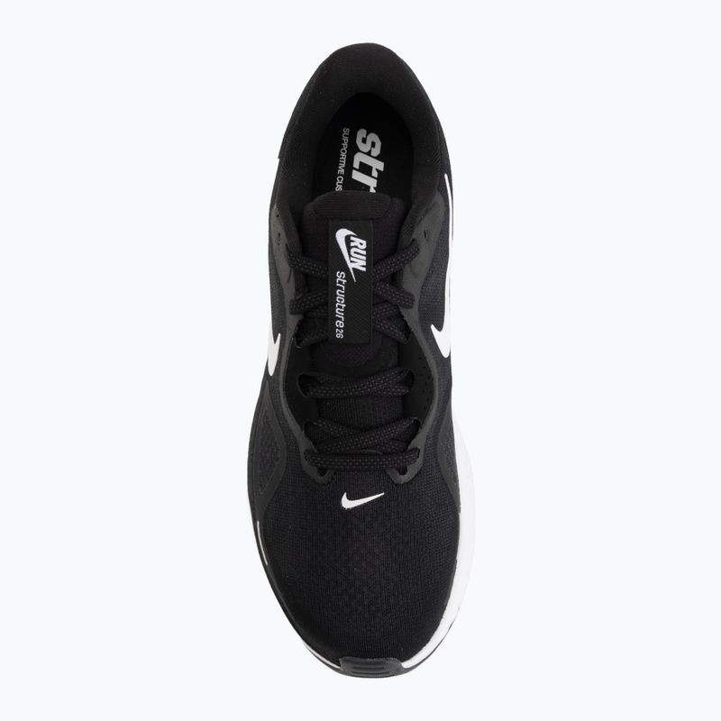 Чоловічі бігові кросівки Nike Structure 26 Wide black/wolf grey/metallic silver/white 5