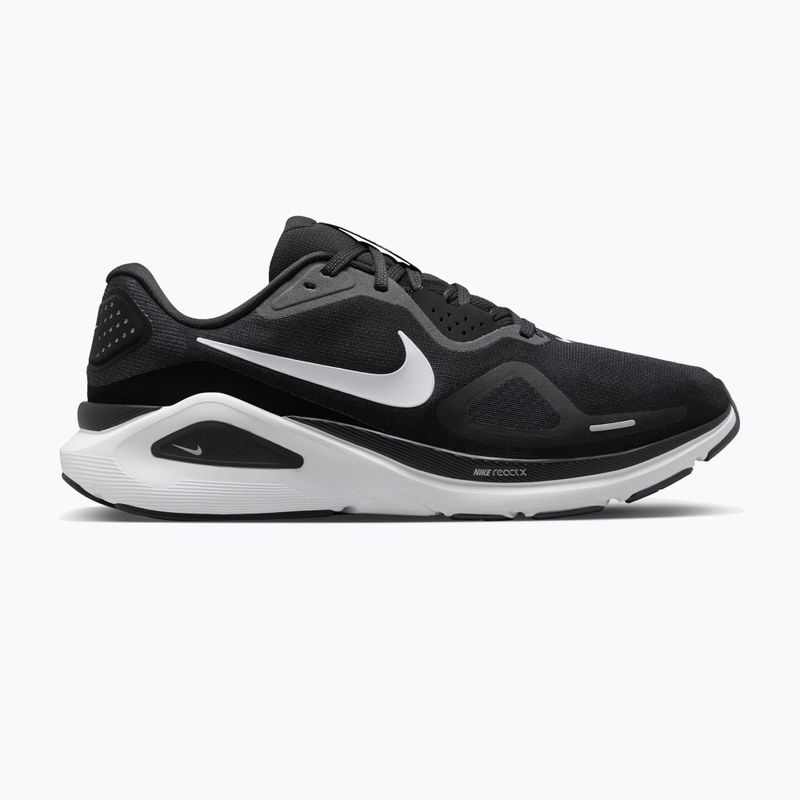 Чоловічі бігові кросівки Nike Structure 26 Wide black/wolf grey/metallic silver/white