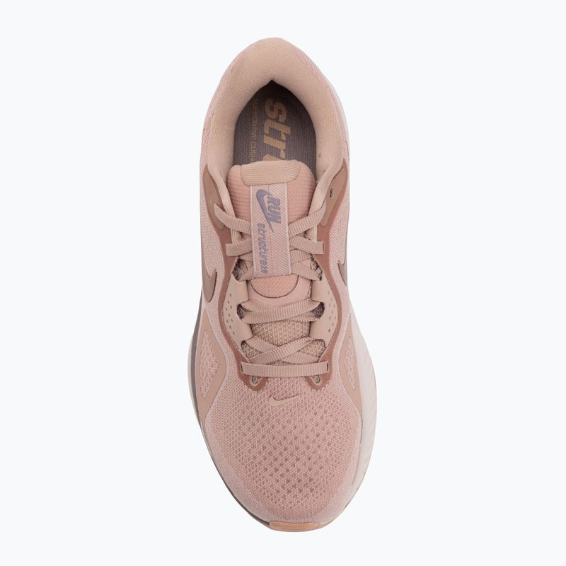 Кросівки для бігу жіночі Nike Structure 26 particle pink/taupe grey/silt red/metal rose gold 5