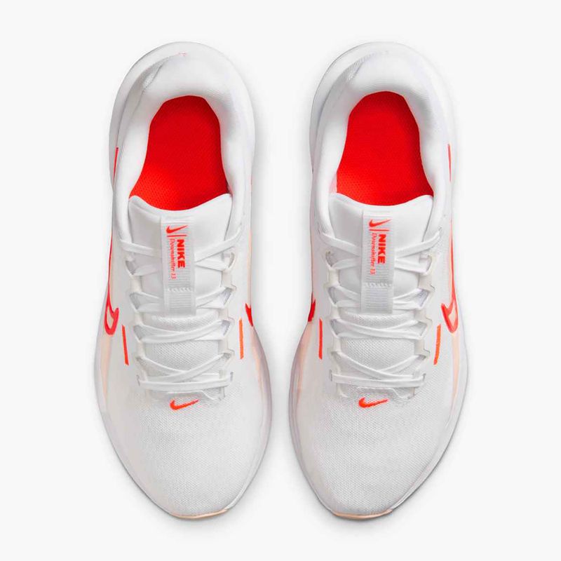 Кросівки для бігу жіночі Nike Downshifter 13 astronomy white / bright crimson / washed coral 14
