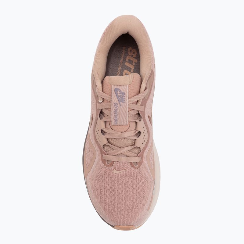 Кросівки для бігу жіночі Nike Structure 26 particle pink/taupe grey/silt red/metal rose gold 5