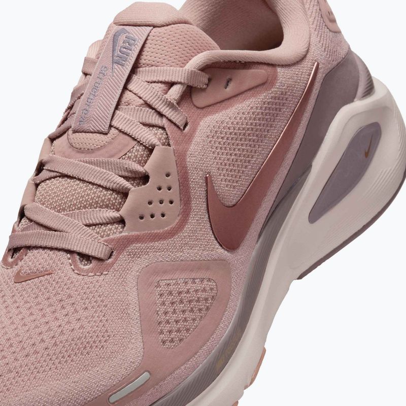 Кросівки для бігу жіночі Nike Structure 26 particle pink/taupe grey/silt red/metal rose gold 8