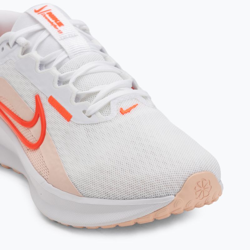 Кросівки для бігу жіночі Nike Downshifter 13 astronomy white / bright crimson / washed coral 7