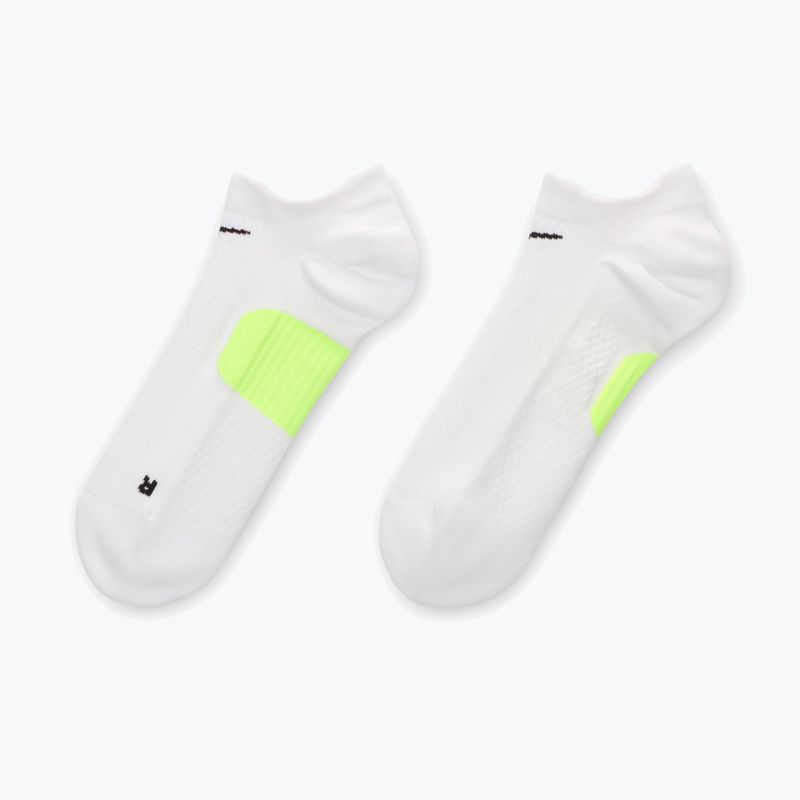 Шкарпетки Nike Running Midweight No-Show white/volt/black 2