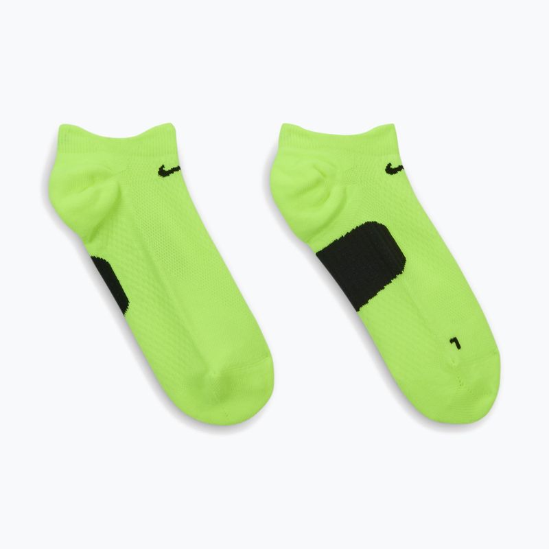 Шкарпетки Nike Running Midweight No-Show volt/black/black 3