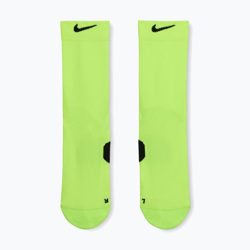 Skarpety Nike Running Midweight Crew volt/black/black 2