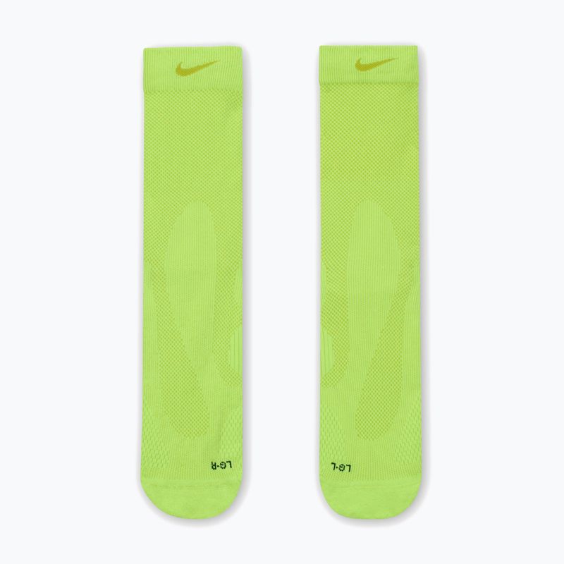 Шкарпетки Nike Running Lightweight Crew volt/bright cactus/black/bright cactus 2