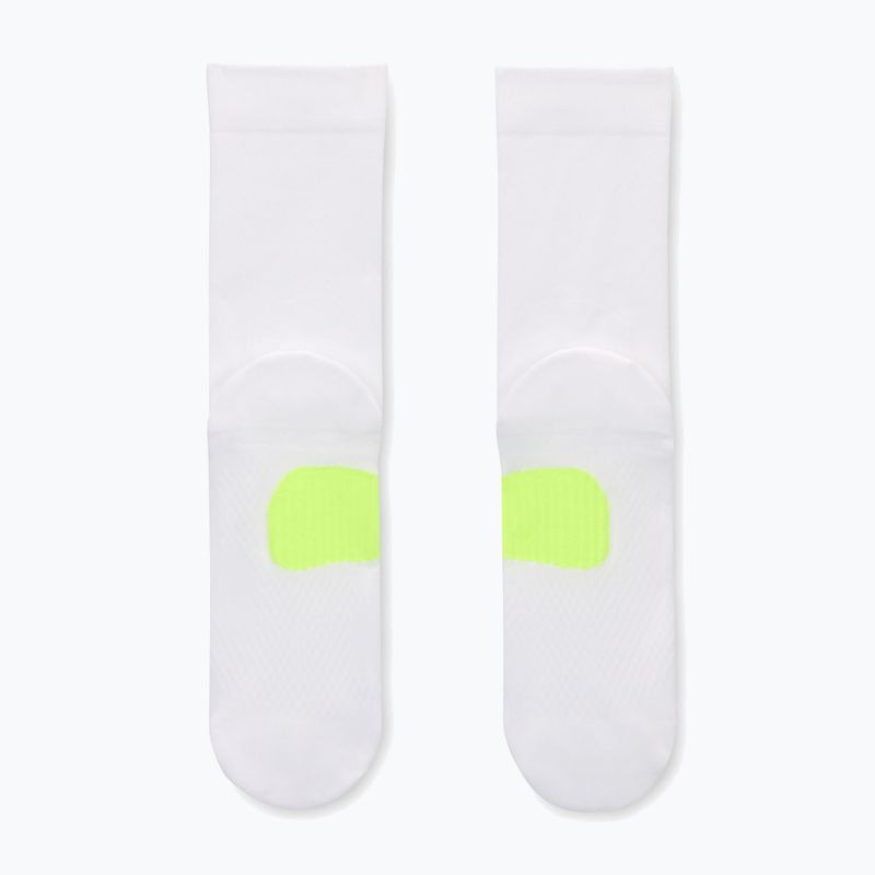Шкарпетки Nike Running Midweight Crew white/volt/black 3