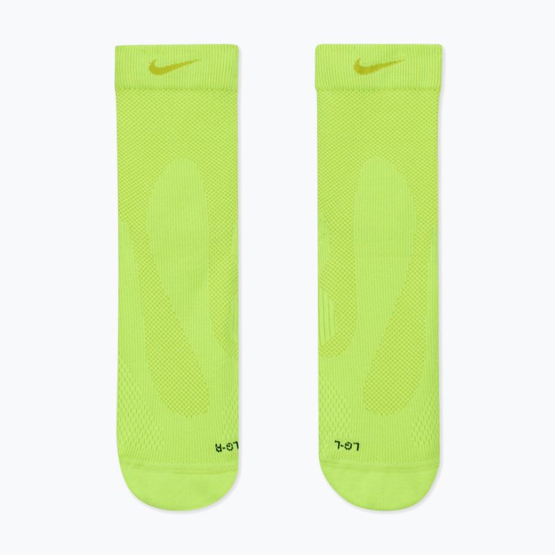 Шкарпетки Nike Running Lightweight Micro Crew volt/bright cactus/black/bright cactus 2
