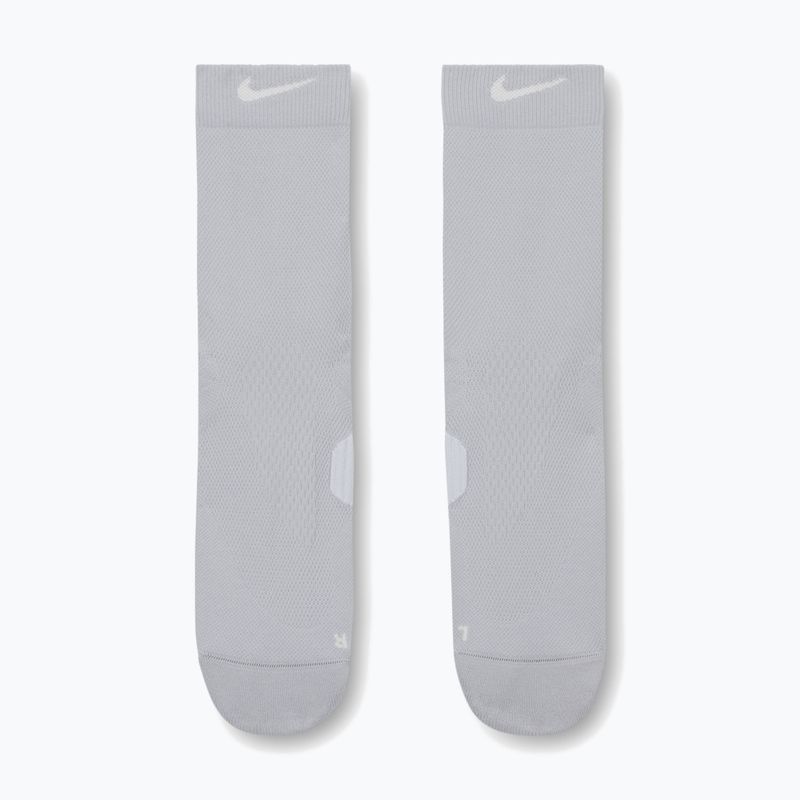Шкарпетки Nike Running Midweight Crew light smoke grey/pure platinum/white 2