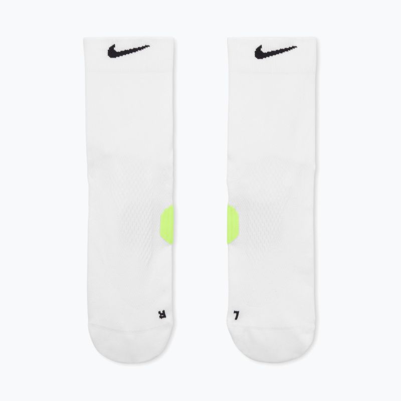 Шкарпетки Nike Running Midweight Micro Crew white/volt/black 2