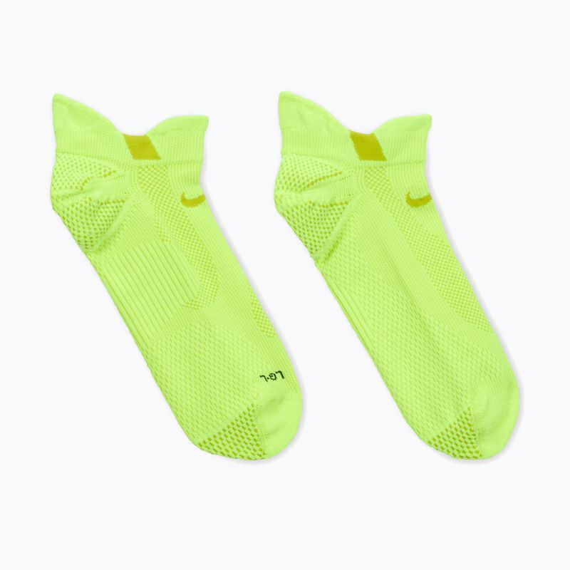 Шкарпетки Nike Running Lightweight No-Show volt/bright cactus/black/bright cactus 3