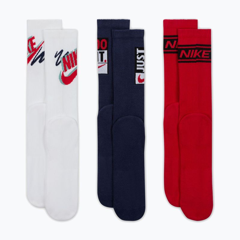 Шкарпетки Nike Everyday Plus Crew 3 пари multi-color/904 2