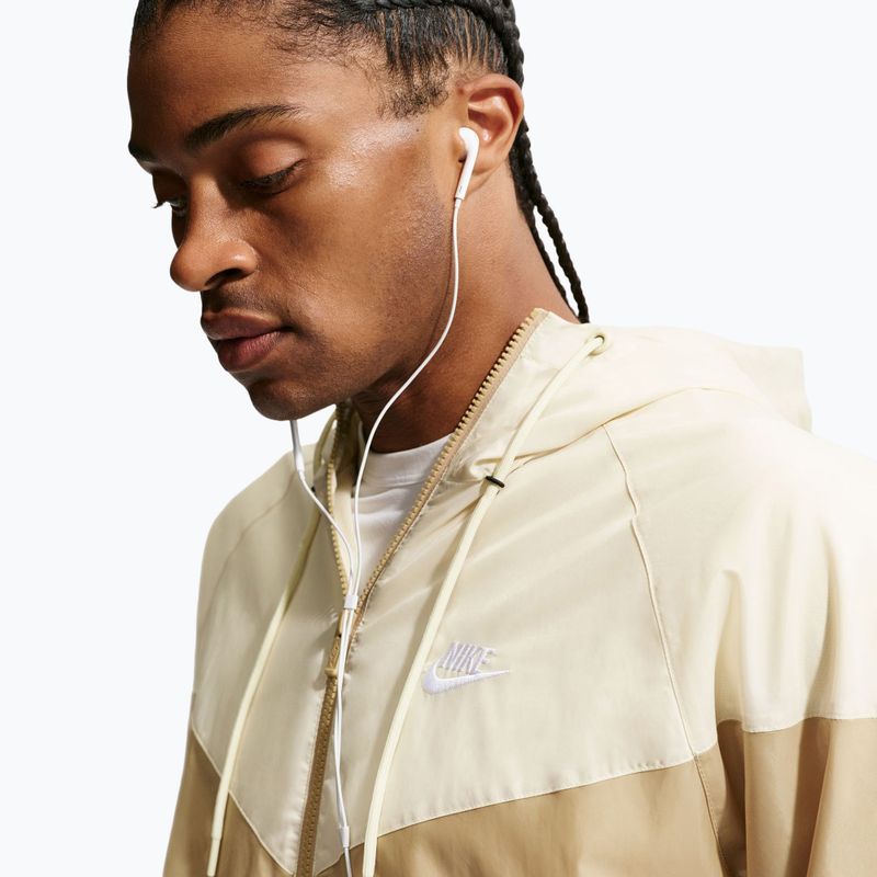 Куртка чоловіча Nike Sportswear Windrunner parachute beige/light khaki/white 5