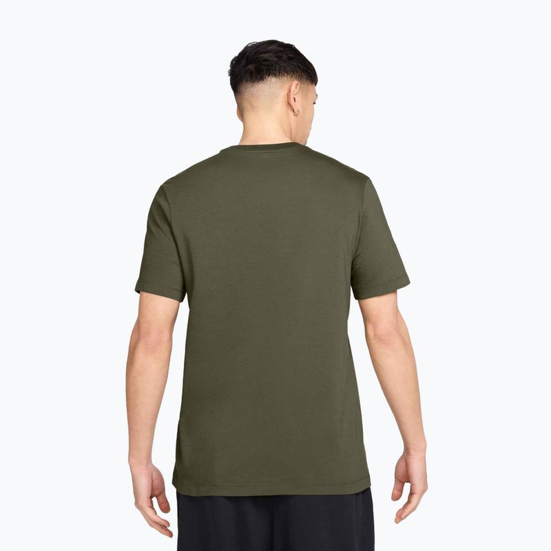 Футболка чоловіча Nike Sportswear Club medium olive/parachute beige 2