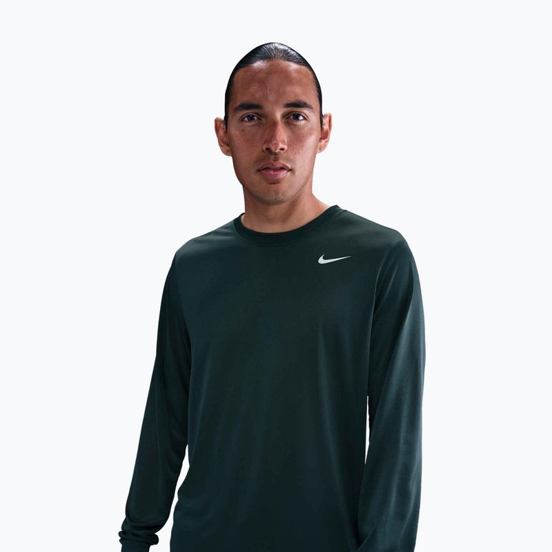 Чоловічий тренувальний лонгслів Nike Dri-FIT Legend seaweed/matte silver 4