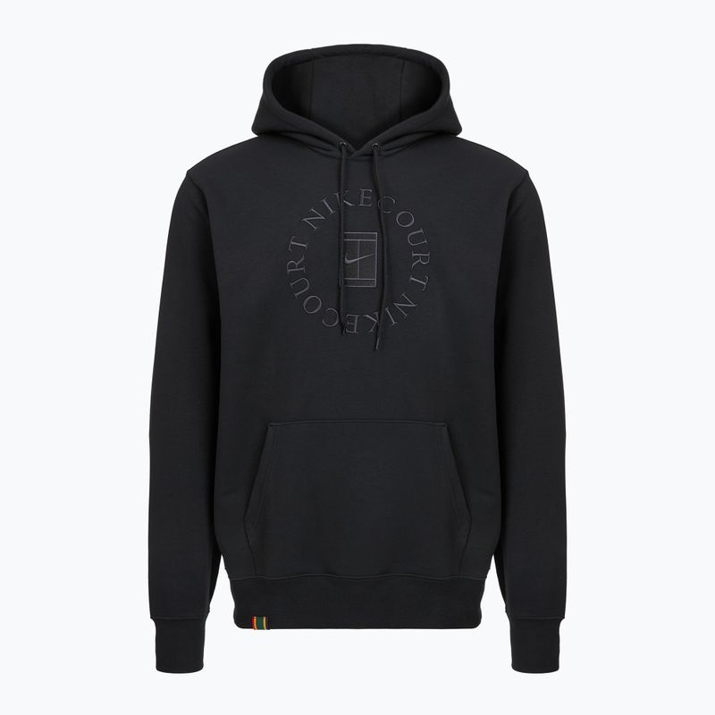 Кофта тенісна чоловіча Nike Court Dri-Fit Heritage French Terry Hoodie black/anthracite 6