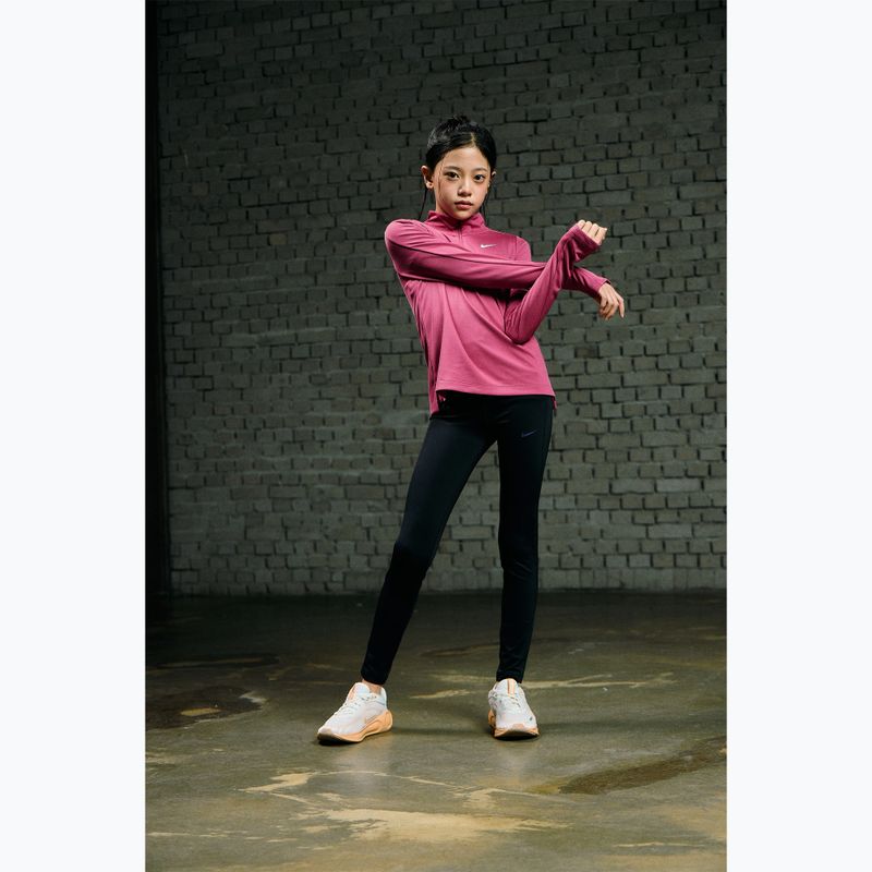 Лонгслів для тренувань дитячий Nike Dri-Fit 1/4 Zip sweet beet/white 9