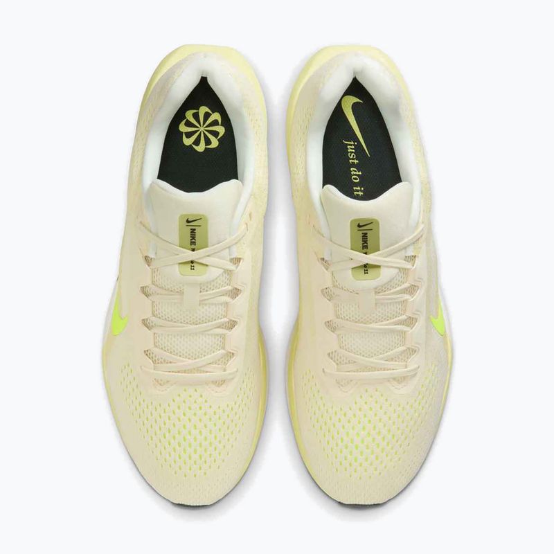 Чоловічі кросівки для бігу Nike Winflo 11 coconut milk/neon yellow/light zitron/volt 10