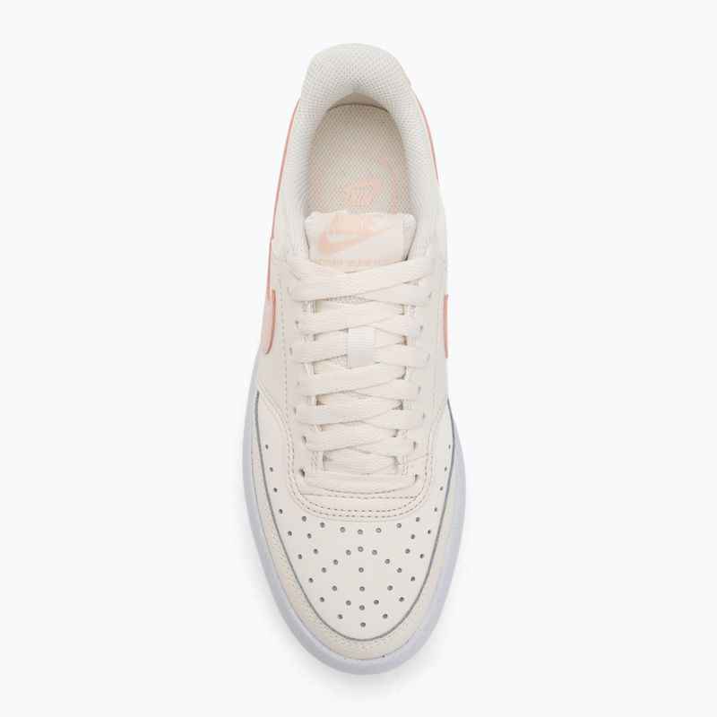 Кросівки жіночі Nike Court Vision Alta pale ivory/washed coral/white 5