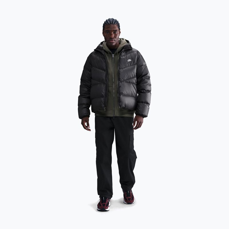 Пуховик чоловічий Nike Windrunner black/black/white 2