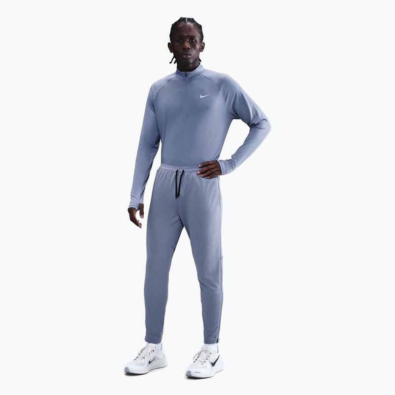 Кофта для бігу чоловіча Nike Stride 1/4 Zip Dri-Fit world indigo 2
