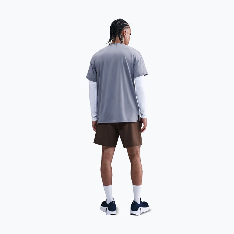 Шорти для тренувань чоловічі Nike Unlimited baroque brown/black/baroque brown 3