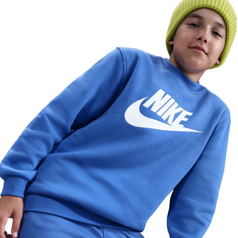 Кофта дитяча Nike Sportswear Club Fleece comet blue/white 4