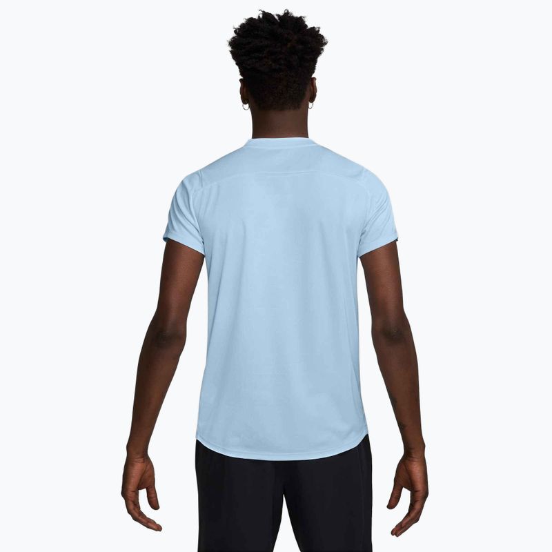 Футболка тенісна чоловіча Nike Court Dri-Fit Victory celestine blue / black 2