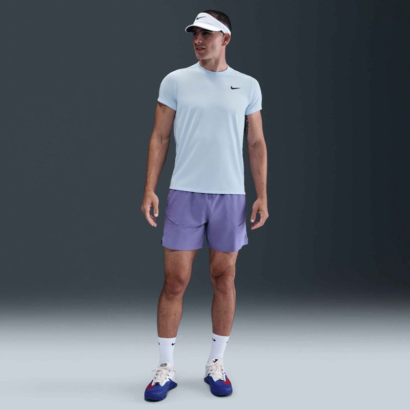 Футболка тенісна чоловіча Nike Court Dri-Fit Victory celestine blue / black 5